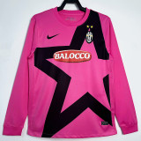 2011-2012 JUV Pink Long Sleeve Retro Soccer Jersey (长袖)
