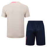 25-26 BAR Beige Training Short Suit #D2521