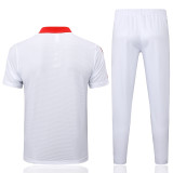 25-26 Bayern White Polo Tracksuit #C2510