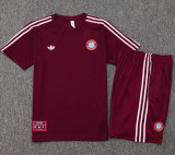 25-26 Bayern Jujube red Training Short Suit #D2527