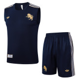 25-26 JUV Royal blue Tank top and shorts suit #D2518
