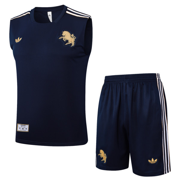 25-26 JUV Royal blue Tank top and shorts suit #D2518