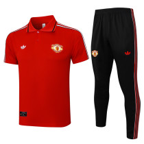 25-26  Man Utd Red Polo Tracksuit #C2506