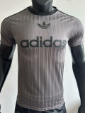 2025 AD Casual Grey Player Version Training shirts *三叶草