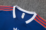 25-26 ARS Royal blue Tank top and shorts suit #D2516