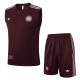 25-26 Bayern Jujube red Tank top and shorts suit #D2526