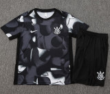 25-26 Corinthians Black Training Short Suit #D2534
