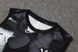 25-26 Corinthians Black Tank top and shorts suit #D2523