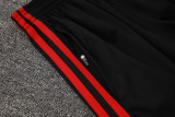 25-26 Flamengo Black Tank top and shorts suit #D2530