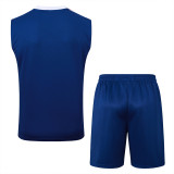 25-26 ARS Royal blue Tank top and shorts suit #D2516
