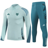 25-26 Cruzeiro Light green Half Pull Tracksuit (半拉链)
