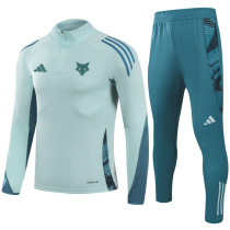 25-26 Cruzeiro Light green Half Pull Tracksuit (半拉链)