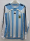 2006 Argentina Home Long Sleeve Retro Soccer Jersey (长袖)