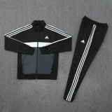 2025 AD Black Grey Jacket Tracksuit #AJ23