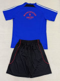 25-26 Man Utd Blue Kids Soccer Jersey