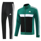 2025 AD Green Black Jacket Tracksuit #AJ23