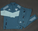 25-26 Cruzeiro Dark green Half Pull Tracksuit (半拉链)