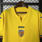25-26 Romania Home Fans Soccer Jersey