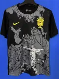 24-25 Brazil Black Grey Special Edition Fans Soccer Jersey *耶稣黑灰