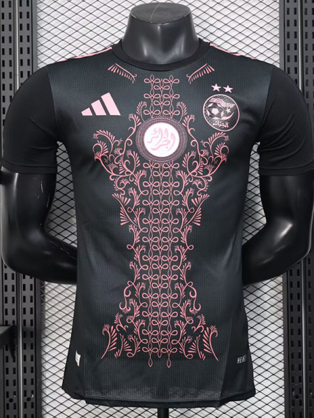 25-26 Algeria Black Player Version Training shirts (粉标)