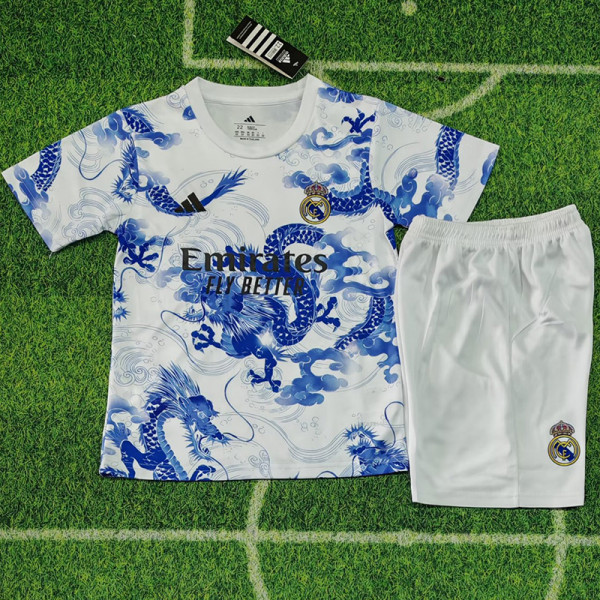 25-26 RMA White Blue Special Edition Kids Training