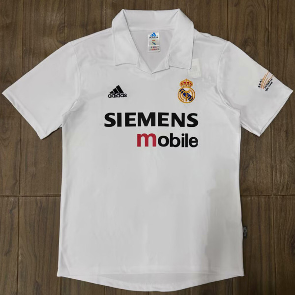 2002-2003 RMA Home Retro Soccer Jersey