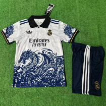 25-26 RMA White Special Edition Kids Training 三叶标