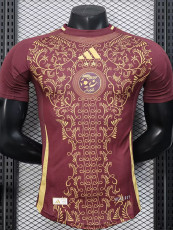 25-26 Algeria Brown Red Player Version Training shirts