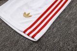 25-26 Bayern White Tank top and shorts suit #D2536