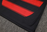 25-26 Flamengo Red Black Tank top and shorts suit #D2543