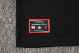 25-26 Man Utd Black Training Short Suit #D2535