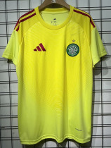 25-26 Celtic Yellow Goalkeeper Soccer Jersey