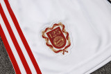 25-26 Bayern White Tank top and shorts suit #D2536