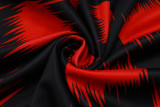 25-26 Flamengo Red Black Tank top and shorts suit #D2539