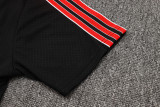 25-26 Man Utd Black Training Short Suit #D2535
