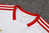25-26 Bayern White Training Short Suit #D2537