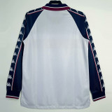 1997-1998 Man City Away Long Sleeve Retro Soccer Jersey (长袖)