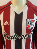 2005-2006 River Plate Away Long Sleeve Retro Soccer Jersey (长袖)