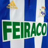 1999-2000 La Coruna Home Long Sleeve Retro Soccer Jersey (长袖)