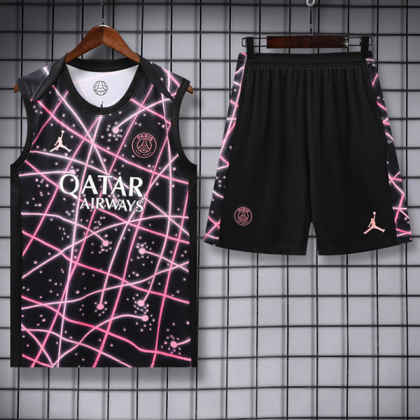 25-26 PSG Jordan Purple Tank top and shorts suit