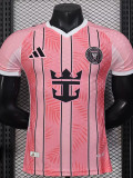 25-26 Inter Miami Pink Special Edition Player Version Soccer Jersey (V领)