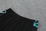 25-26 INT Black blue Tank top and shorts suit