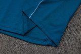25-26 JUV Royal blue Half Pull Tracksuit #B2532(半拉链)