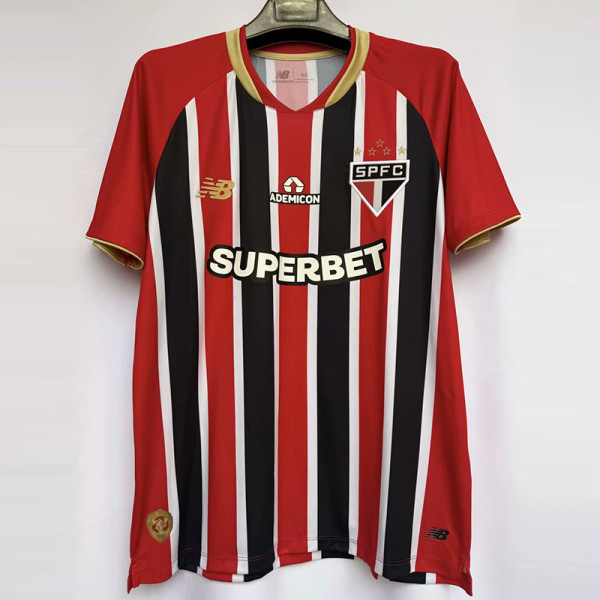 25-26 Sao Paulo Away 1:1 Fans Soccer Jersey