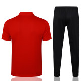 25-26 Flamengo Red Short shirts and Long trousers Suit #C2517
