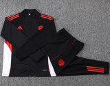 25-26 Bayern Black Jacket Tracksuit #A2525