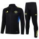 25-26 Man Utd Black Jacket Tracksuit # A2526(绿标)