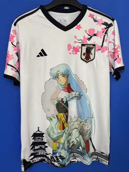 25-26 Japan Special Edition Fans Soccer Jersey (犬夜叉白色)