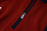 25-26 ARS Jujube red Half Pull Tracksuit #B2539(半拉链)