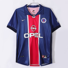 1998-1999 PSG Paris Home Retro Soccer Jersey
